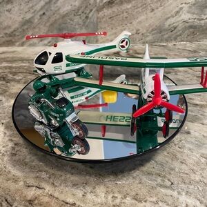 Hess Biplane Airplane , helicopter, motorcycle tested and working